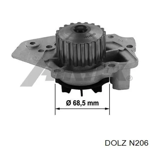 Compre N206 Dolz Bomba de água (bomba) de esfriamento