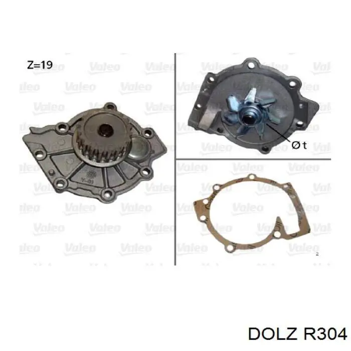 Bomba de água (bomba) de esfriamento Dolz R304 preço, a partir de 52,66 USD