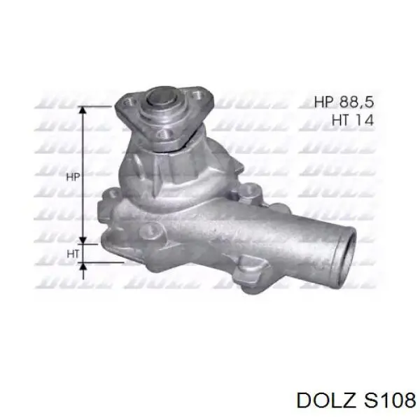 Bomba de água (bomba) de esfriamento S108 Dolz