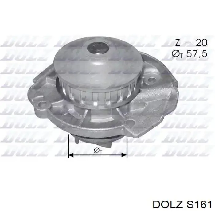 S161 Dolz Bomba de água (bomba) de esfriamento