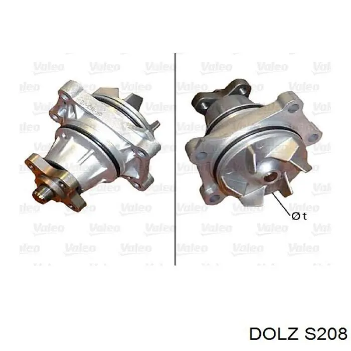 Compre S208 Dolz Bomba de água (bomba) de esfriamento