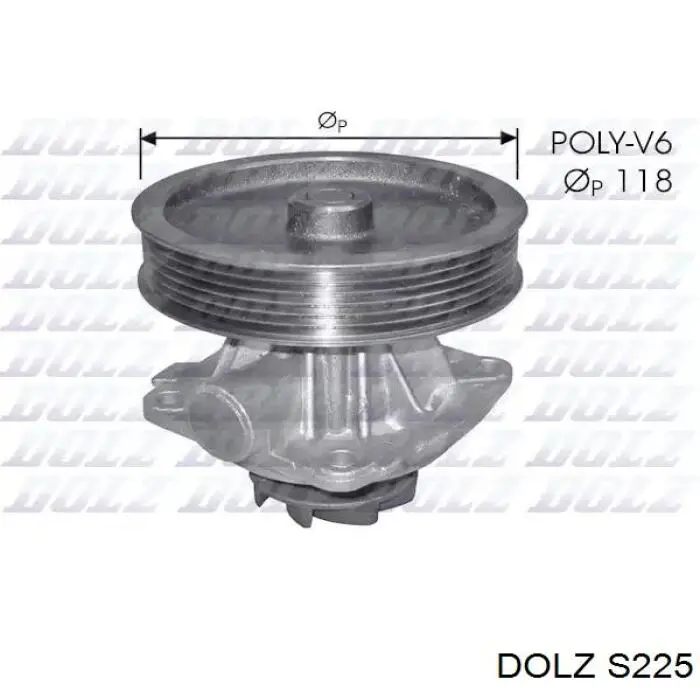 Bomba de água (bomba) de esfriamento Dolz S225 preço, a partir de 55,82 USD