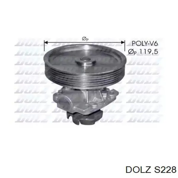 Compre S228 Dolz Bomba de água (bomba) de esfriamento