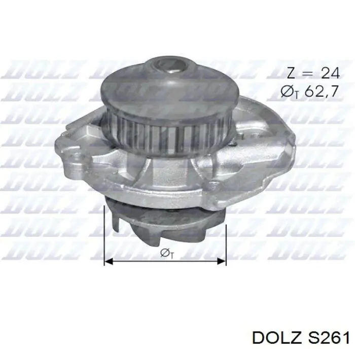 Bomba de água (bomba) de esfriamento Dolz S261 preço, a partir de 35,39 USD