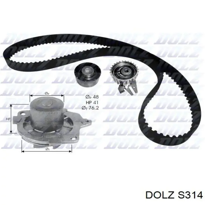 Bomba de água (bomba) de esfriamento Dolz S314 preço, a partir de 46,11 USD