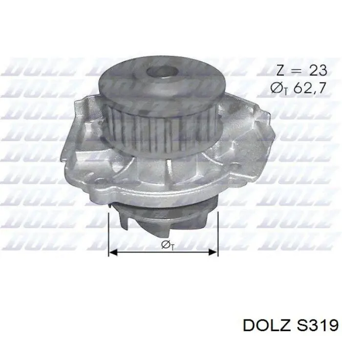 Bomba de água (bomba) de esfriamento Dolz S319 preço, a partir de 40,36 USD