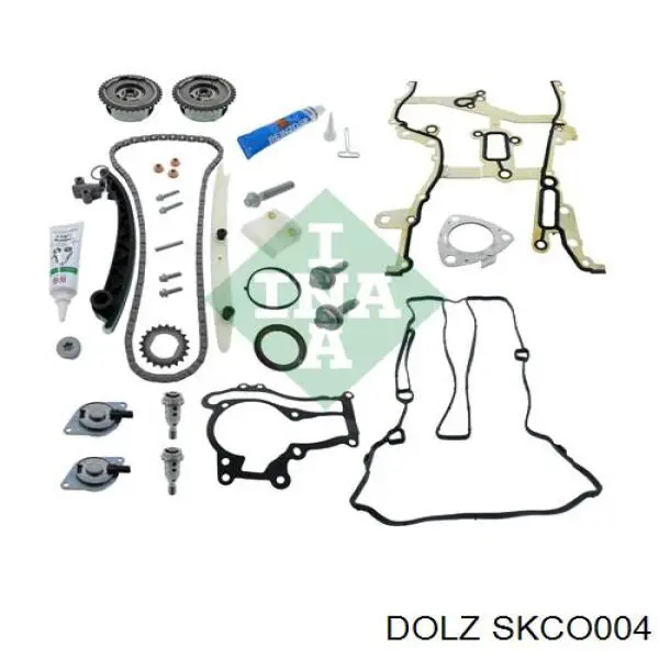 Cadeia do mecanismo de distribuição de gás, kit SKCO004 Dolz