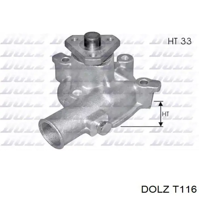 T116 Dolz Bomba de água (bomba) de esfriamento