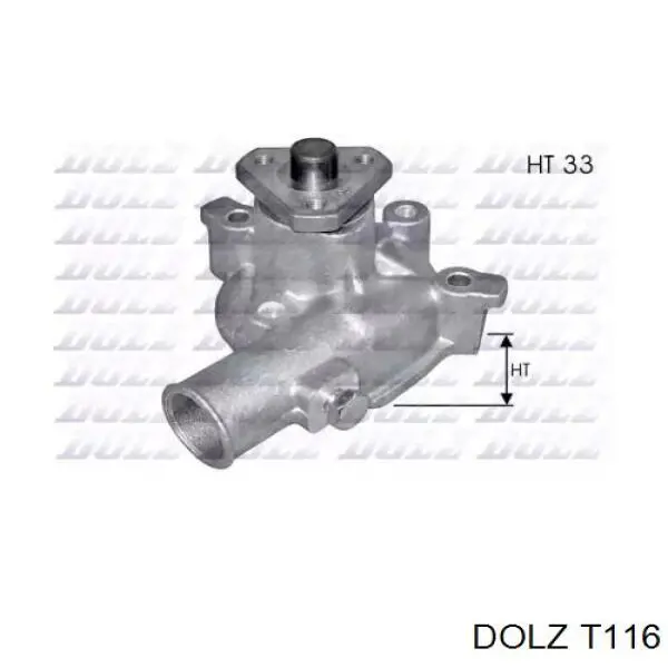 Compre T116 Dolz Bomba de água (bomba) de esfriamento