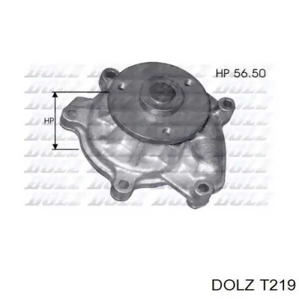 Compre T219 Dolz Bomba de água (bomba) de esfriamento