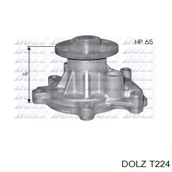 Bomba de água (bomba) de esfriamento T224 Dolz