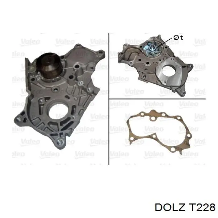 Bomba de água (bomba) de esfriamento Dolz T228 preço, a partir de 75,21 USD