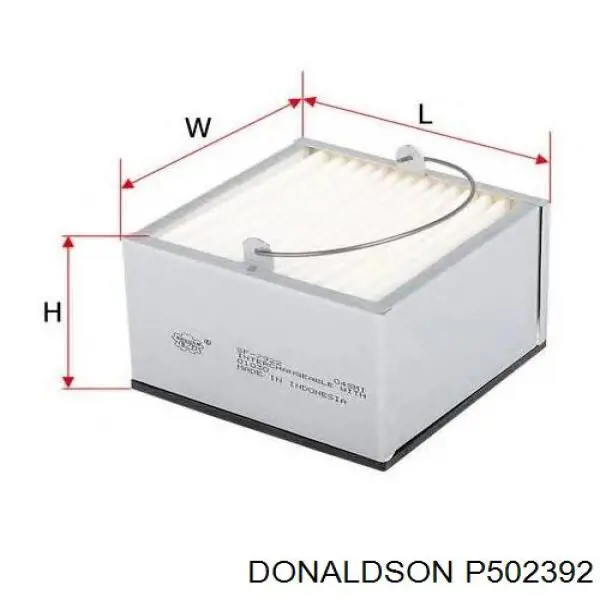 Filtro de combustível Donaldson P502392 preço, a partir de 12,19 USD