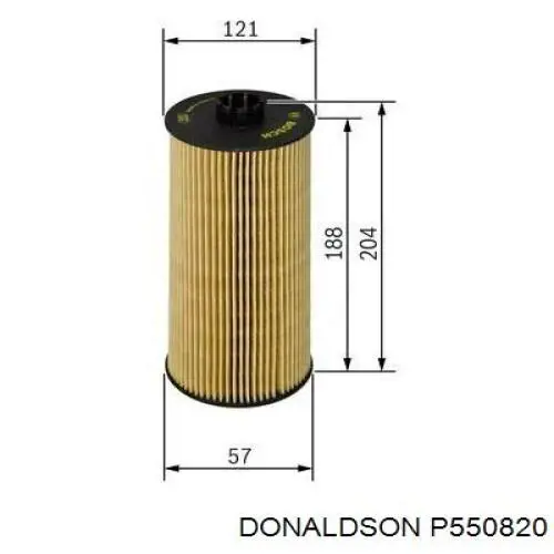 Filtro de óleo Donaldson P550820 preço, a partir de 14,95 USD