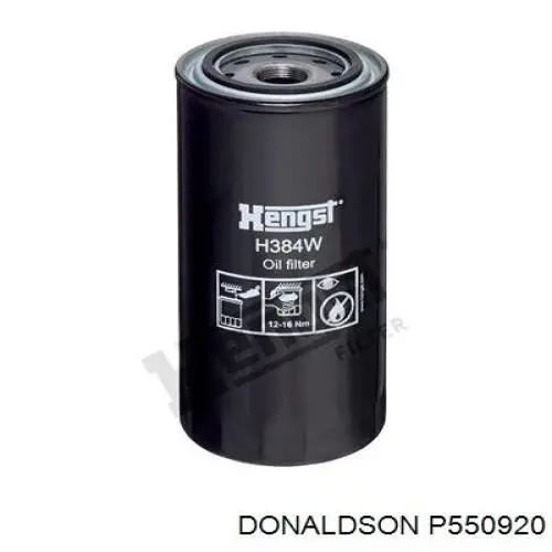 Filtro de óleo Donaldson P550920 preço, a partir de 22,32 USD
