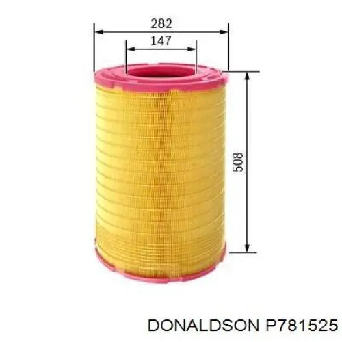 Filtro de ar Donaldson P781525 preço, a partir de 72,53 USD