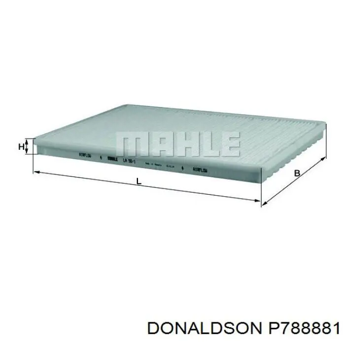 Filtro de salão Donaldson P788881 preço, a partir de 13,55 USD