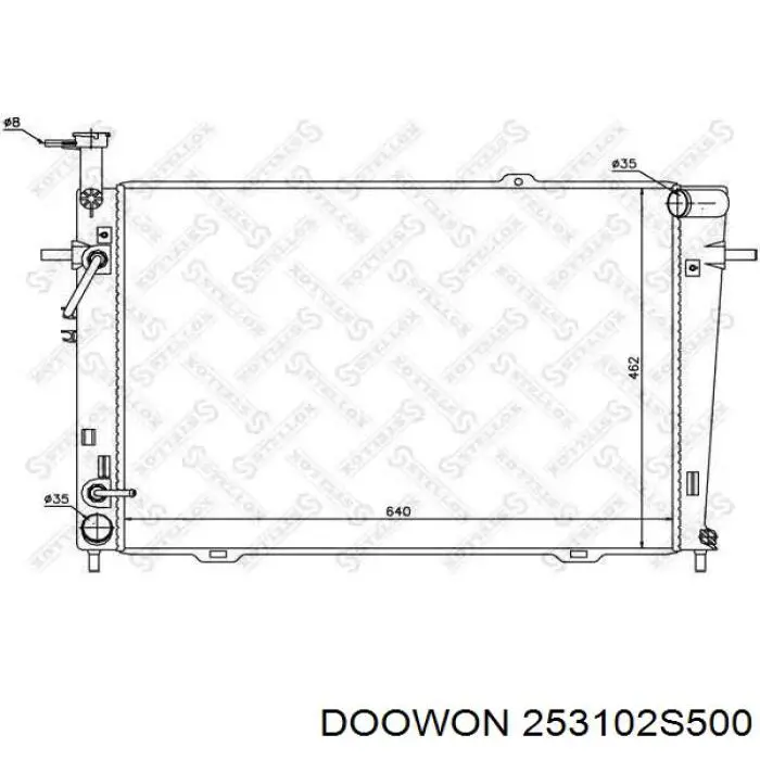 Compre 253102S500 Doowon Radiador de esfriamento de motor