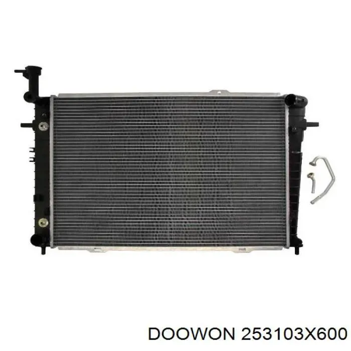 Radiador de esfriamento de motor PL813258 Koyorad