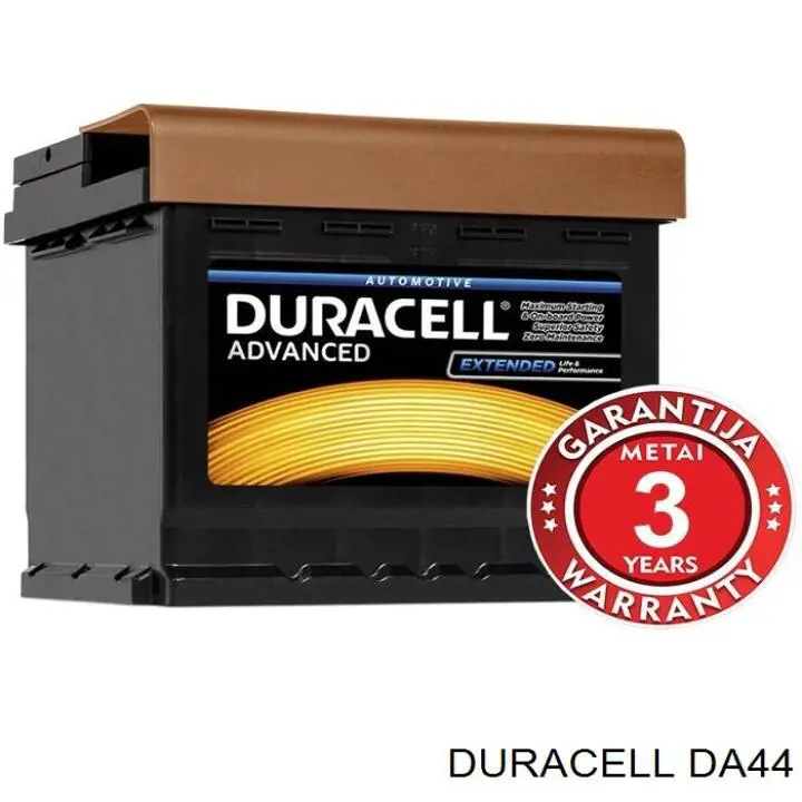 DA44 Duracell Bateria recarregável (PILHA)