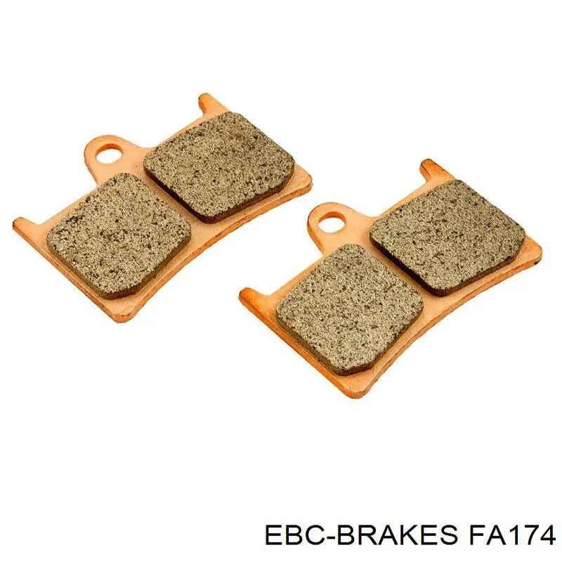 Sapatas do freio traseiras de disco EBC Brakes FA174 preço, a partir de 27,60 USD