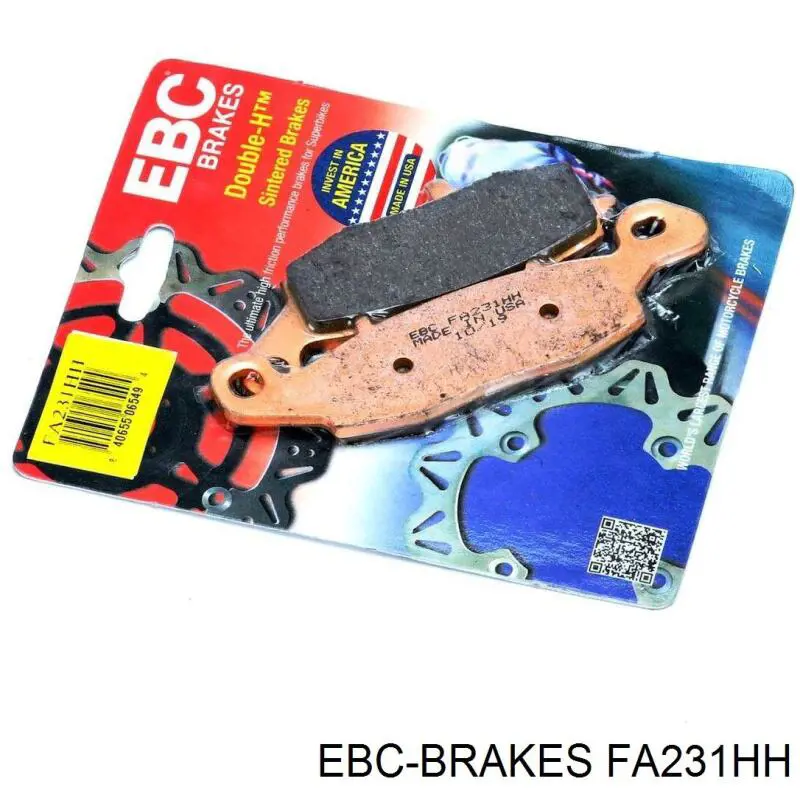 FA231 EBC Brakes Sapatas do freio dianteiras de disco