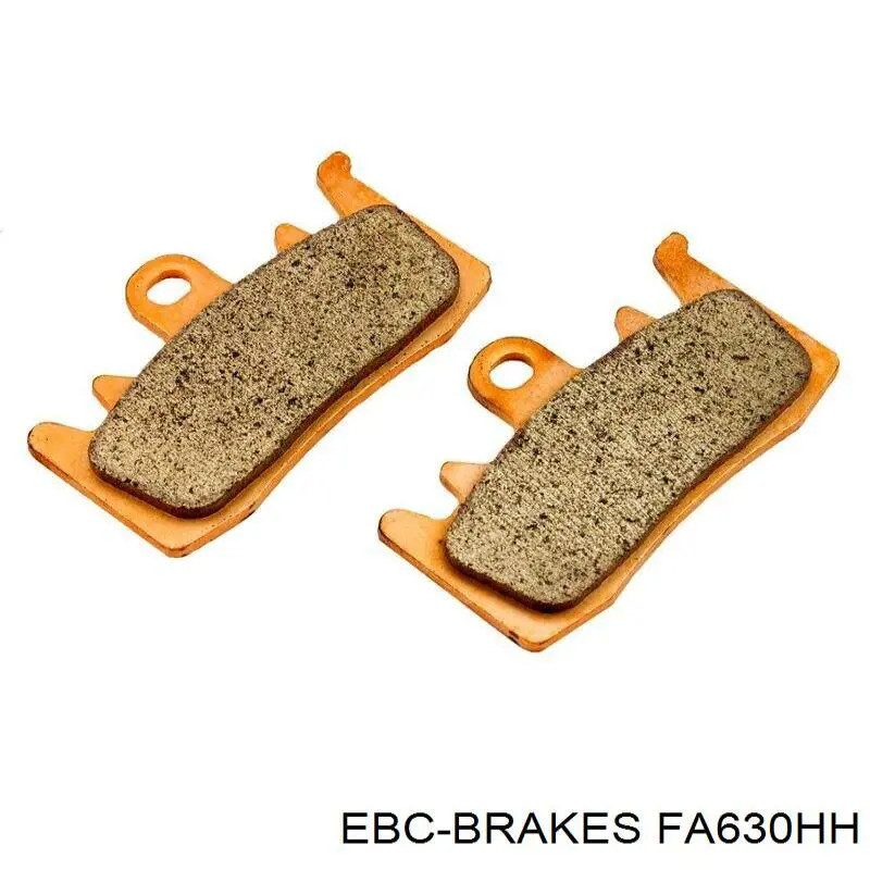 FA630HH EBC Brakes Sapatas do freio dianteiras de disco