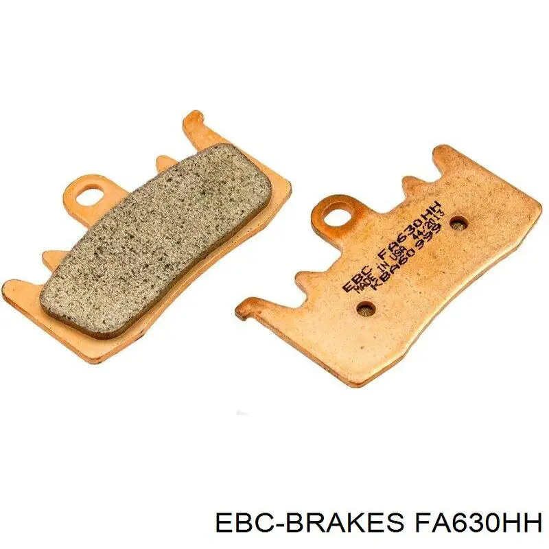 Sapatas do freio dianteiras de disco EBC Brakes FA630HH preço, a partir de 34,71 USD