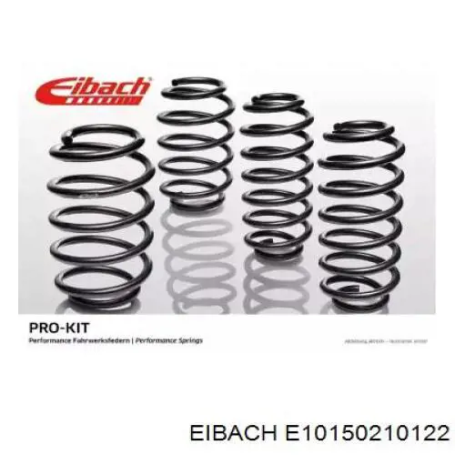 E10150210122 Eibach Kit de molas de suspensão para automóvel