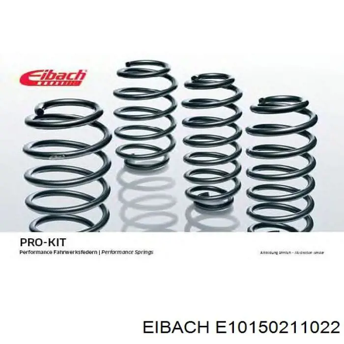 E10150211022 Eibach Kit de molas de suspensão para automóvel