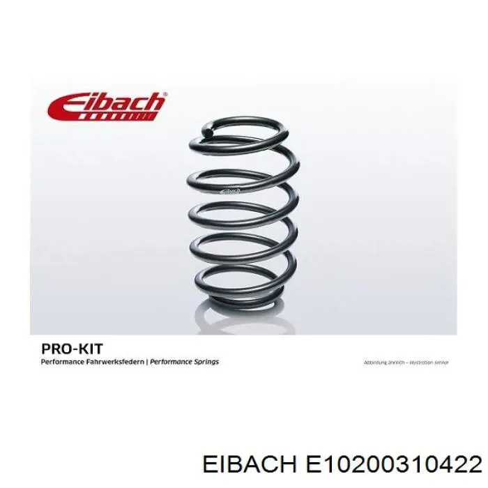 Kit de molas de suspensão para automóvel Eibach E10200310422 preço, a partir de 353,55 USD