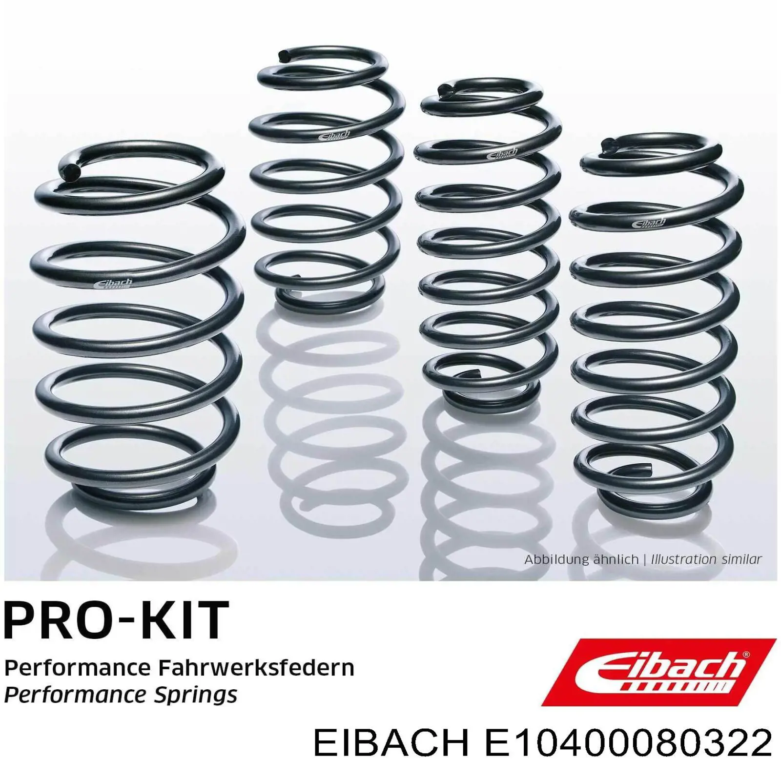 E10400080322 Eibach Kit de molas de suspensão para automóvel