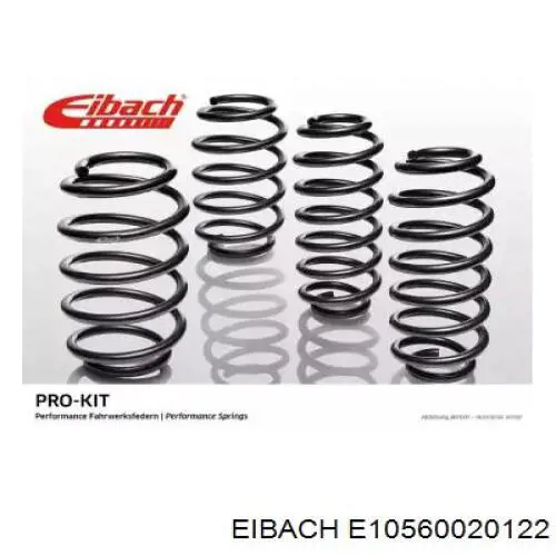 E10560020122 Eibach Kit de molas de suspensão para automóvel