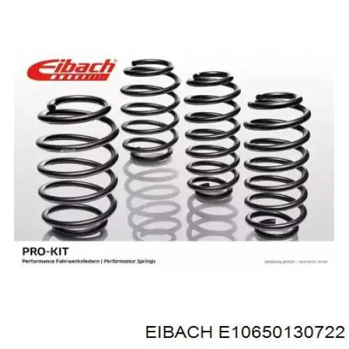 E10650130722 Eibach Kit de molas de suspensão para automóvel
