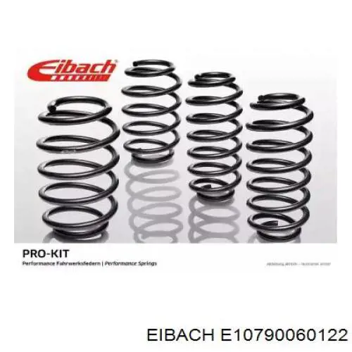 E10790060122 Eibach Kit de molas de suspensão para automóvel