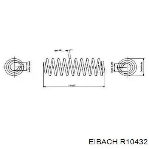 Mola traseira R10432 Eibach