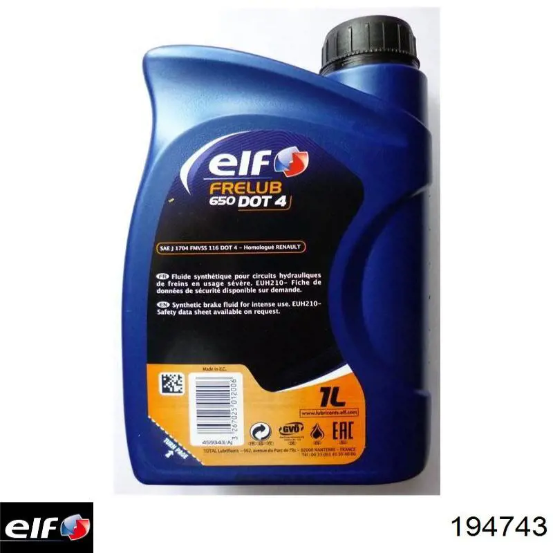 194743 ELF Fluido de freio