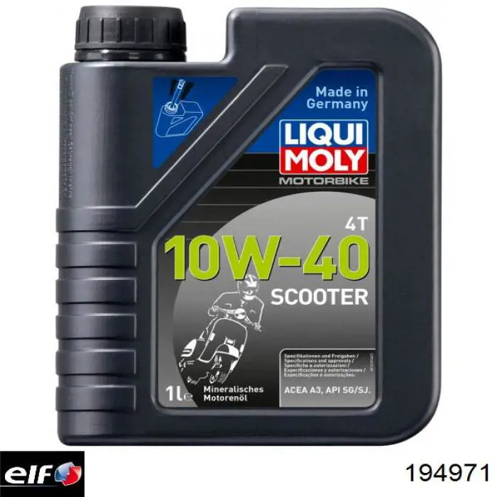 Óleo para as forquilhas e amortecedores ELF 194971 preço, a partir de 18,03 USD
