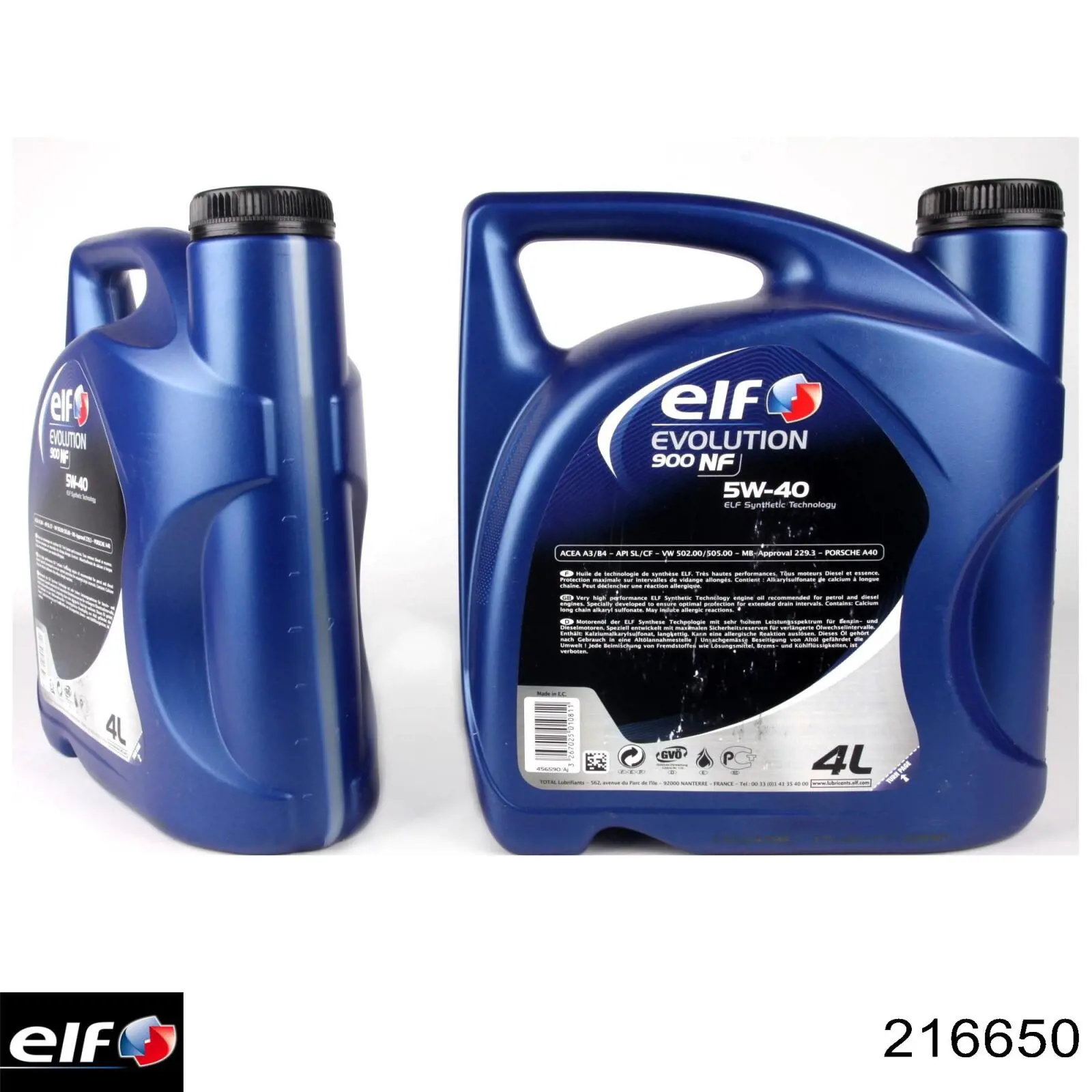 216650 ELF Óleo para motor