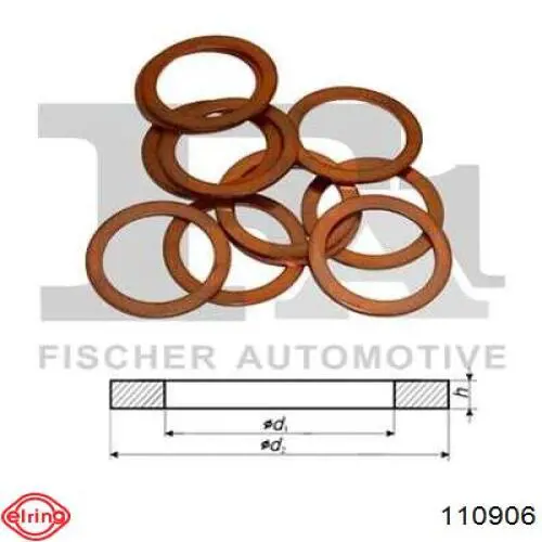 Vedante de rolha de panela de motor Elring 110906 preço, a partir de 0,59 USD