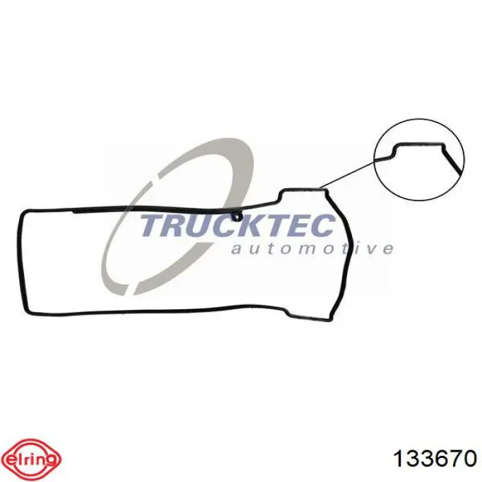 Vedante da tampa de válvulas de motor, kit Elring 133670 preço, a partir de 17,91 USD