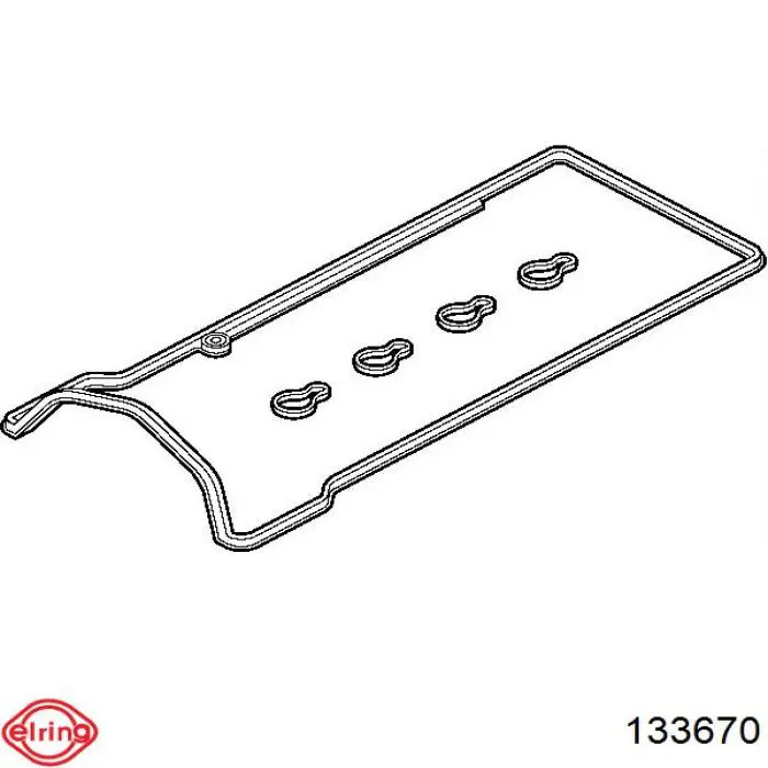 Compre 133670 Elring Vedante da tampa de válvulas de motor, kit