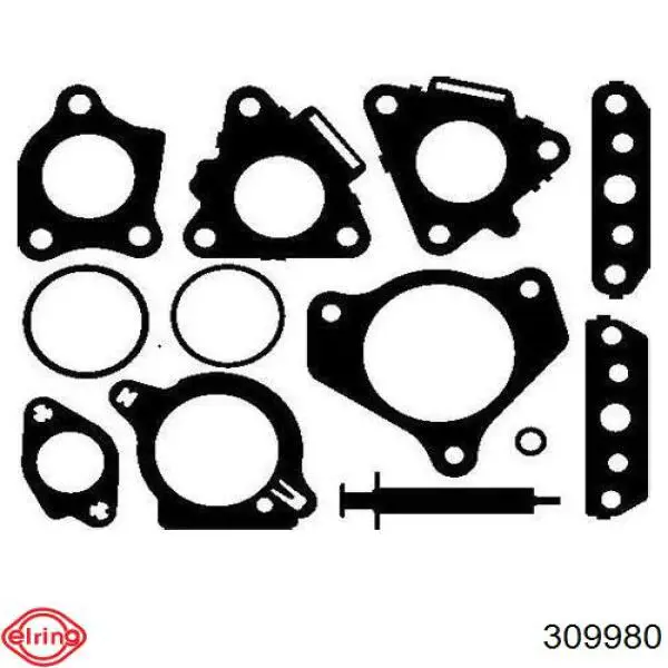 Compre 309980 Elring Vedante de turbina, kit de montagem