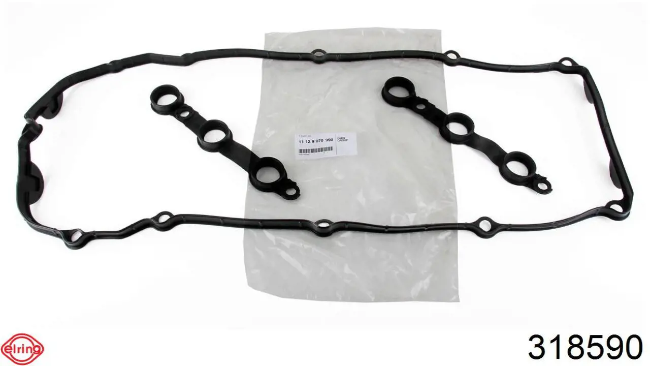 Compre 318590 Elring Vedante da tampa de válvulas de motor, kit