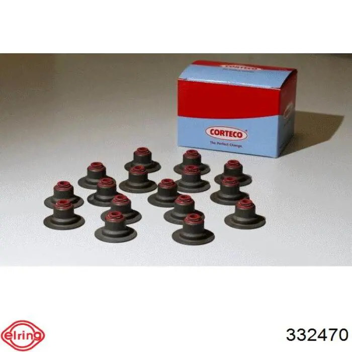 332470 Elring Vedação de válvula (coletor de óleo), admissão/escape, kit para um motor