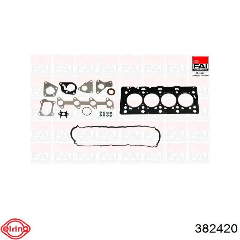 Compre 7701477501 Renault (RVI) Kit superior de vedantes de motor