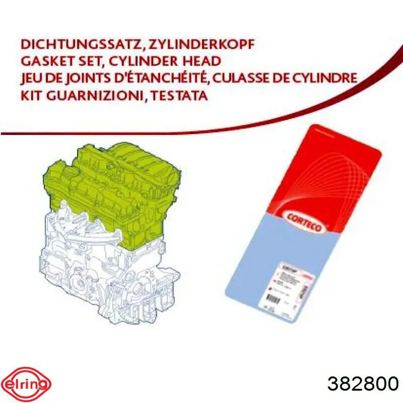 Compre 11120141055 BMW Kit superior de vedantes de motor