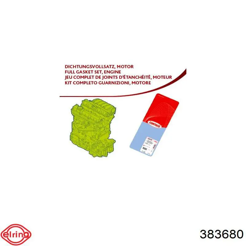 Kit de vedantes de motor completo FS75090 NIPPON MOTORS