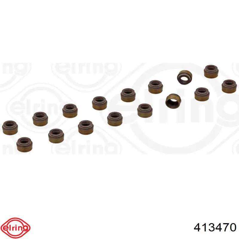 413470 Elring Vedação de válvula (coletor de óleo), admissão/escape, kit para um motor