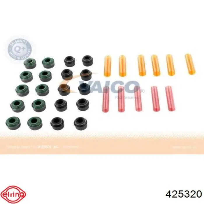425320 Elring Vedação de válvula (coletor de óleo), admissão/escape, kit para um motor